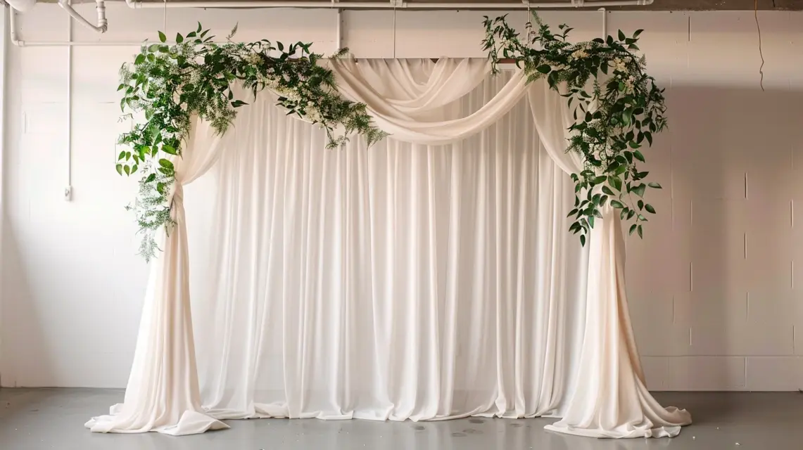 Minimalist Wedding Style with a Simple Arch Backdrop Stand - Wedding Arch Backdrop Stands | Laravel