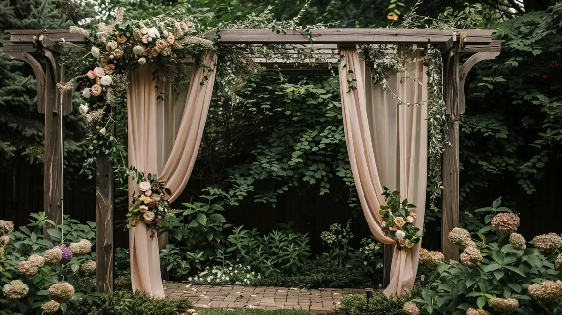 Garden Weddings Enhanced with an Arch Backdrop Stand - Wedding Arch Backdrop Stands | Laravel