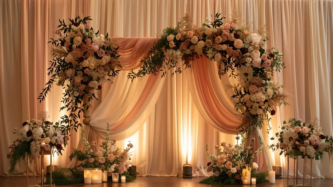 Arch Backdrop Stand Inspiration for Indoor Venues - Wedding Arch Backdrop Stands | Laravel