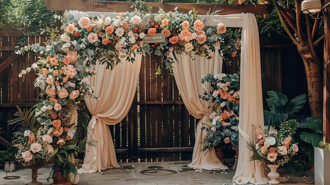 How to Personalize Your Arch Backdrop Stand Setup - Wedding Arch Backdrop Stands | Laravel