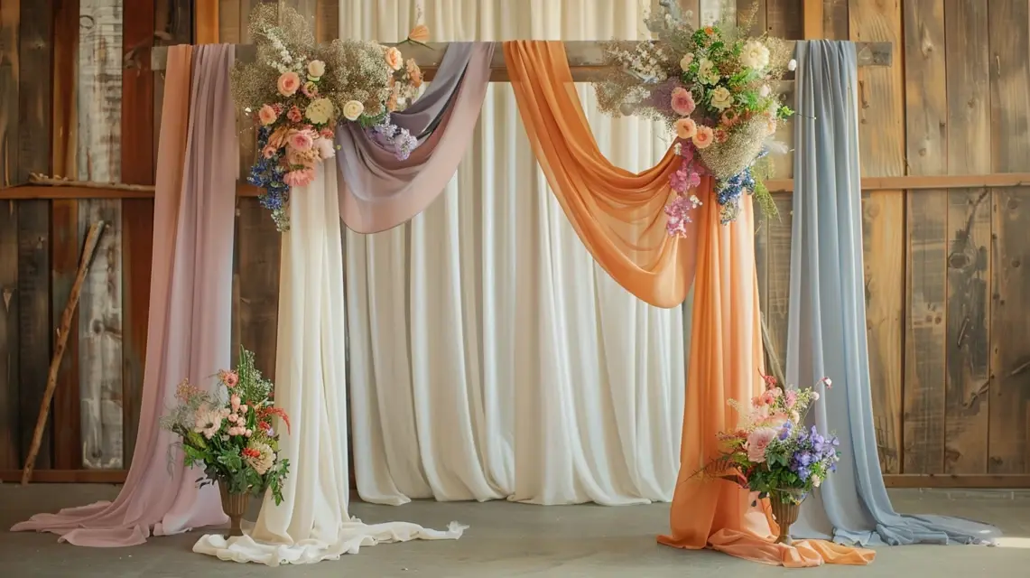 Choosing Fabric Colors for an Arch Backdrop Stand - Wedding Arch Backdrop Stands | Laravel