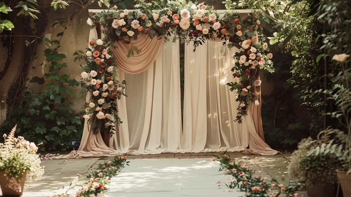Inspiration from Real Weddings with Arch Backdrop Stands - Wedding Arch Backdrop Stands | Laravel