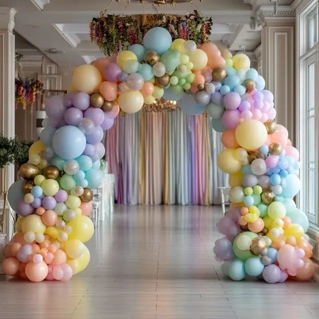 Balloon Decor Ideas with an Arch Backdrop Stand - Party and Event Backdrop Stands | Laravel