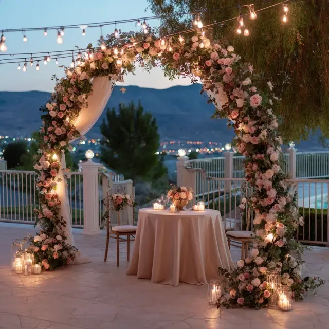 Arch Backdrop Stand Styling for Engagement Parties - Party and Event Backdrop Stands | Laravel