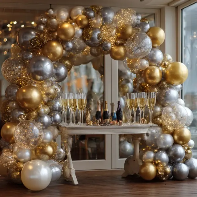 New Year’s Eve Parties Elevated by an Arch Backdrop Stand - Party and Event Backdrop Stands | Laravel