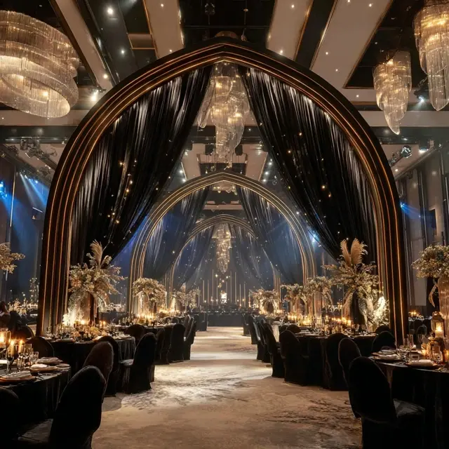 Arch Backdrop Stand Setups for Formal Gala Nights - Party and Event Backdrop Stands | Laravel