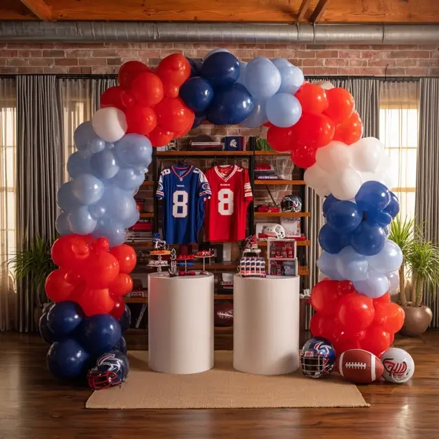 Sports-Themed Parties with an Arch Backdrop Stand - Party and Event Backdrop Stands | Laravel