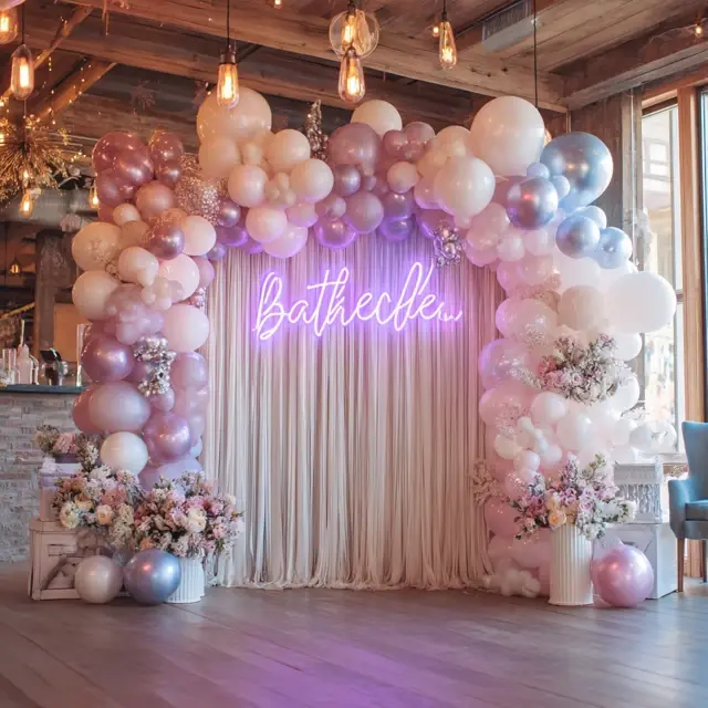 Bachelorette Parties Styled with an Arch Backdrop Stand - Party and Event Backdrop Stands | Laravel