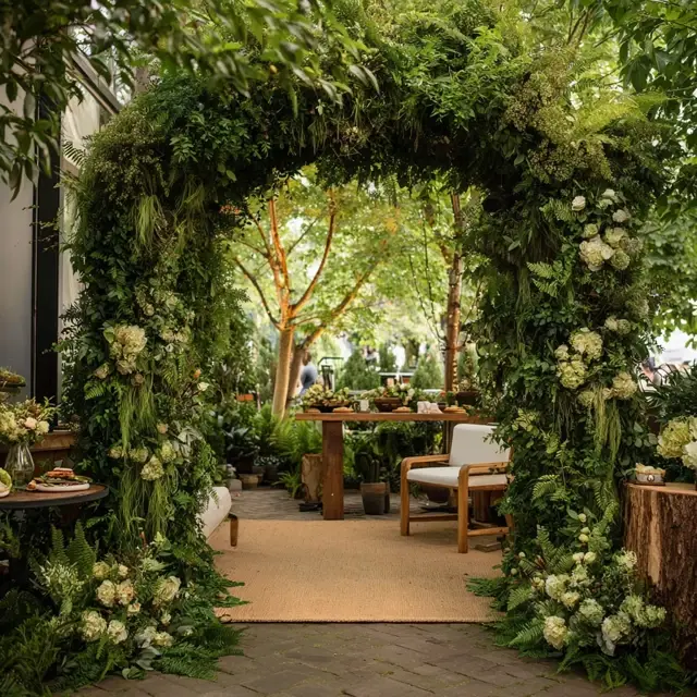 Garden Club Events with a Stylish Arch Backdrop Stand - Party and Event Backdrop Stands | Laravel