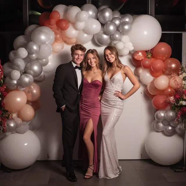 Prom Night Photos Using a Sleek Arch Backdrop Stand - Photo Booth and Photography Backdrops | Laravel