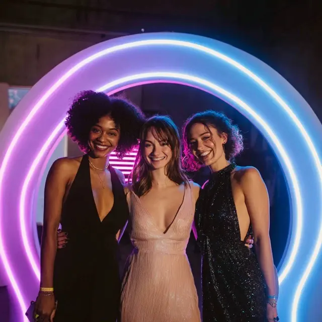 Neon Sign Ideas for Your Arch Backdrop Stand Photo Wall - Photo Booth and Photography Backdrops | Laravel