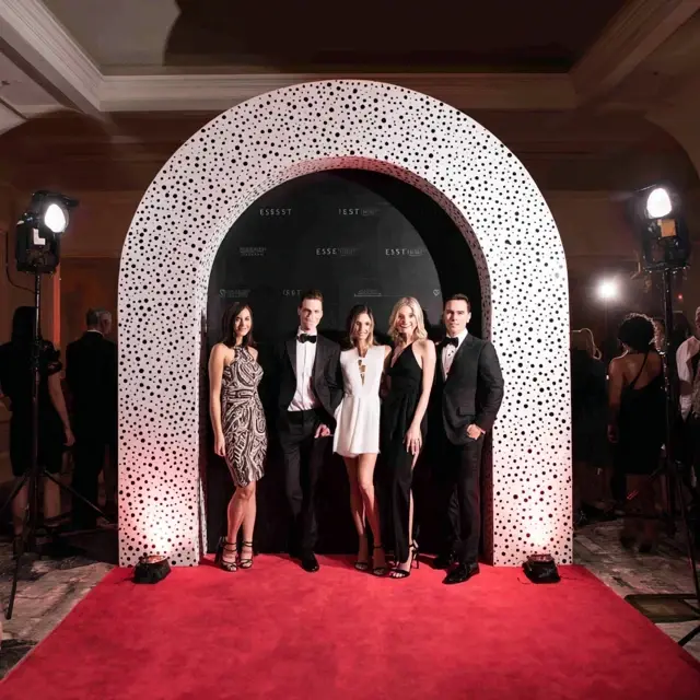 Step-and-Repeat Looks Using an Arch Backdrop Stand - Photo Booth and Photography Backdrops | Laravel