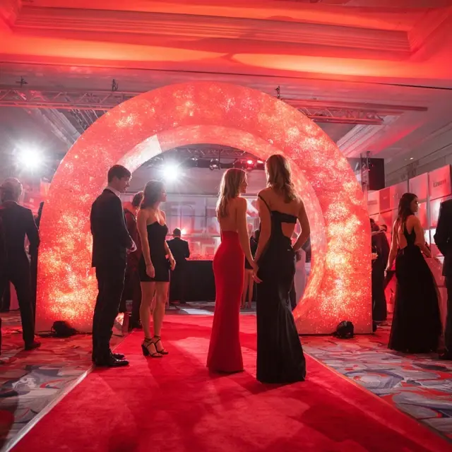 Corporate Step-and-Repeat Using Twin Arch Backdrop Stands - Photo Booth and Photography Backdrops | Laravel