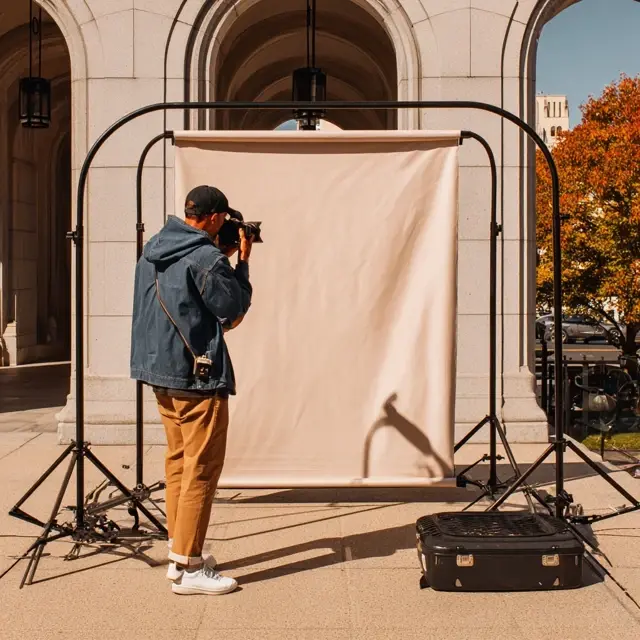 Travel-Friendly Arch Backdrop Stand for Mobile Photographers - Photo Booth and Photography Backdrops | Laravel