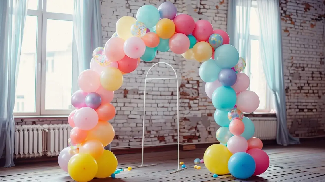 DIY Balloon Decor with a Simple Arch Backdrop Stand - DIY Arch Backdrop Projects | Laravel