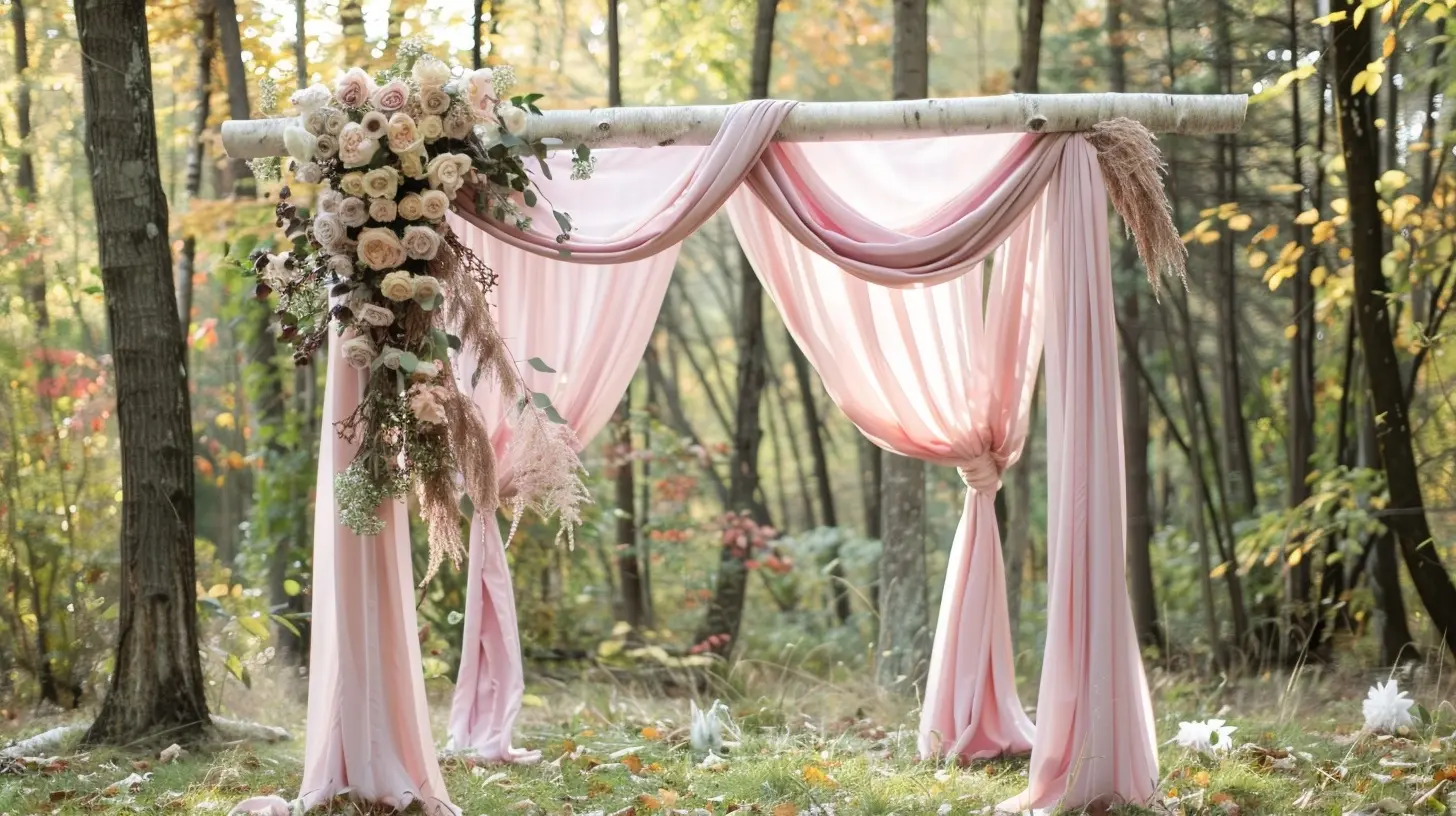 DIY Arch Backdrop Stand Makeover with Paint and Fabric - DIY Arch Backdrop Projects | Laravel