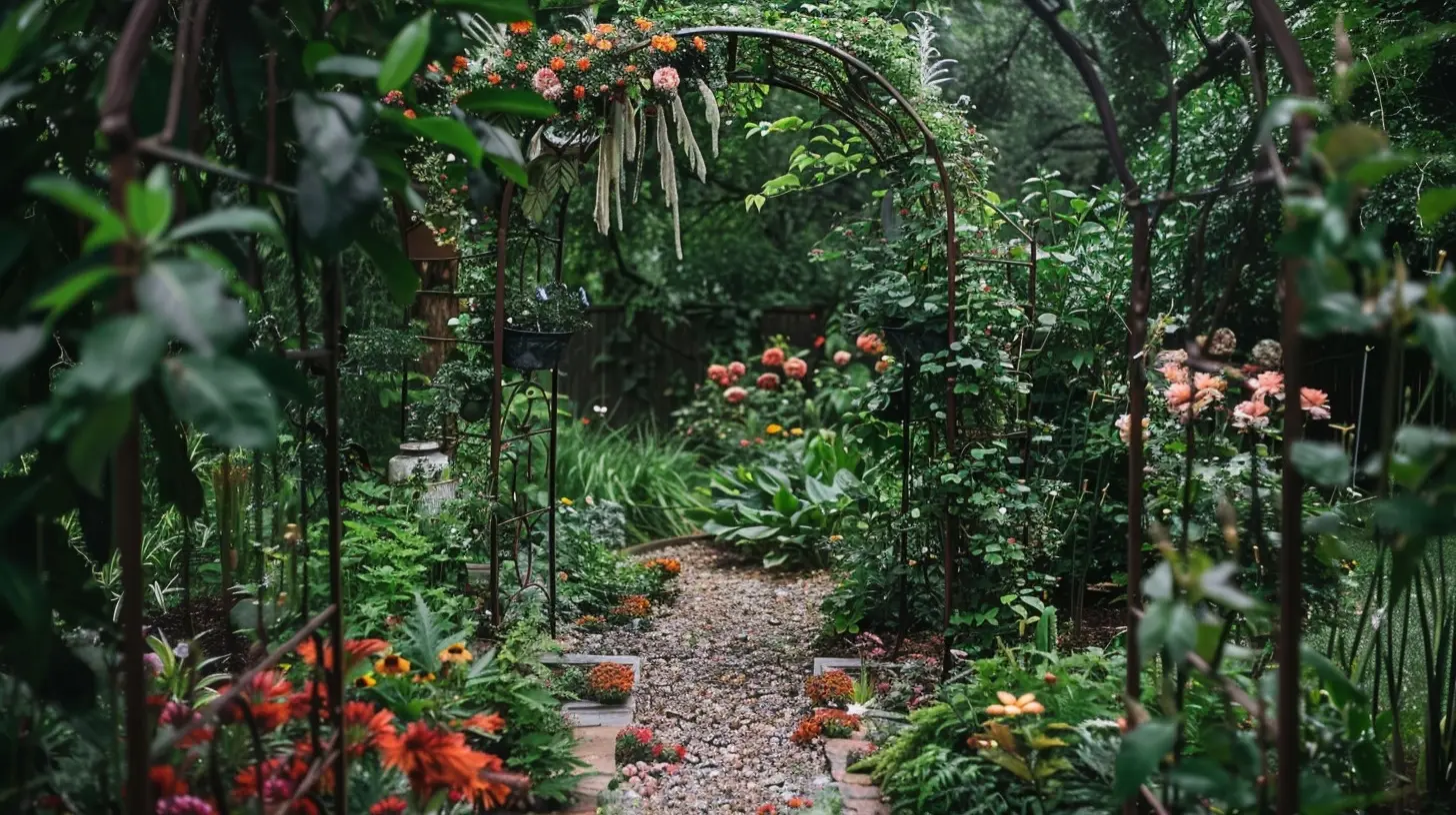 Turn a DIY Arch Backdrop Stand Into a Garden Frame - DIY Arch Backdrop Projects | Laravel