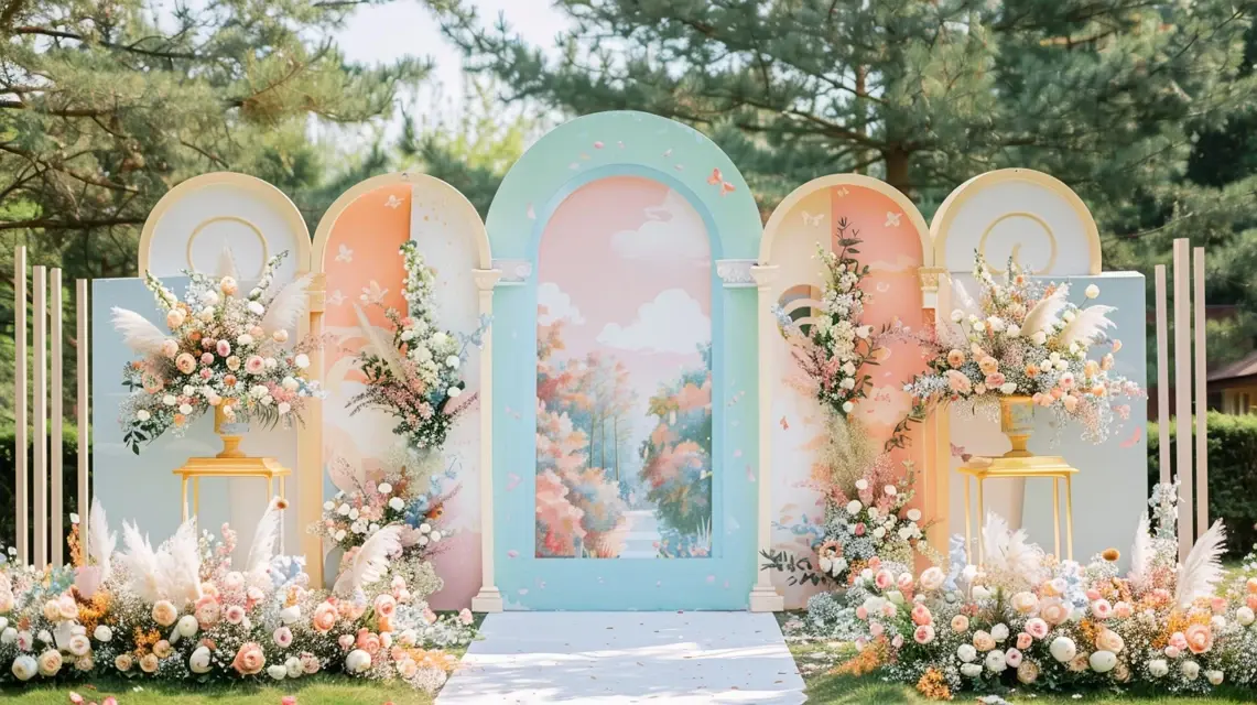 DIY Painted Arch Backdrop Stand for Spring Events - DIY Arch Backdrop Projects | Laravel