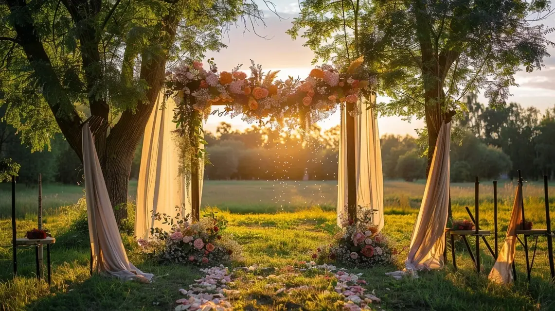 DIY Outdoor Events Using an Arch Backdrop Stand - DIY Arch Backdrop Projects | Laravel