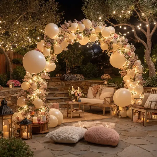 Backyard Celebrations Using an Arch Backdrop Stand - Outdoor Arch Backdrop Stands | Laravel