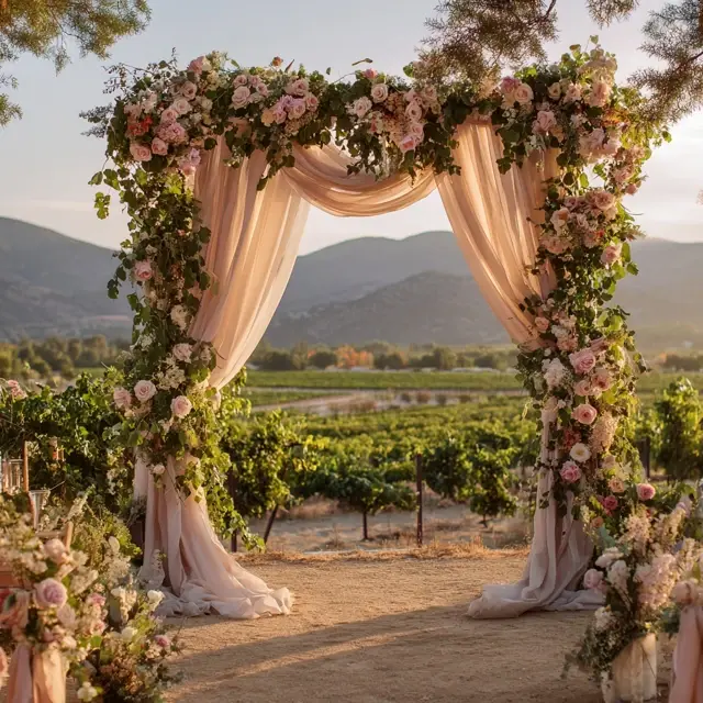 Arch Backdrop Stand Ideas for Vineyard Weddings - Outdoor Arch Backdrop Stands | Laravel