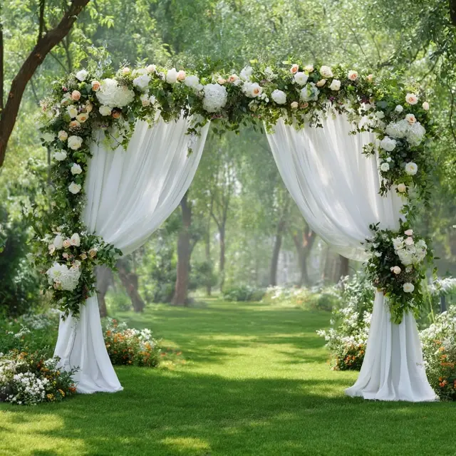 How to Anchor an Arch Backdrop Stand on Grass - Outdoor Arch Backdrop Stands | Laravel