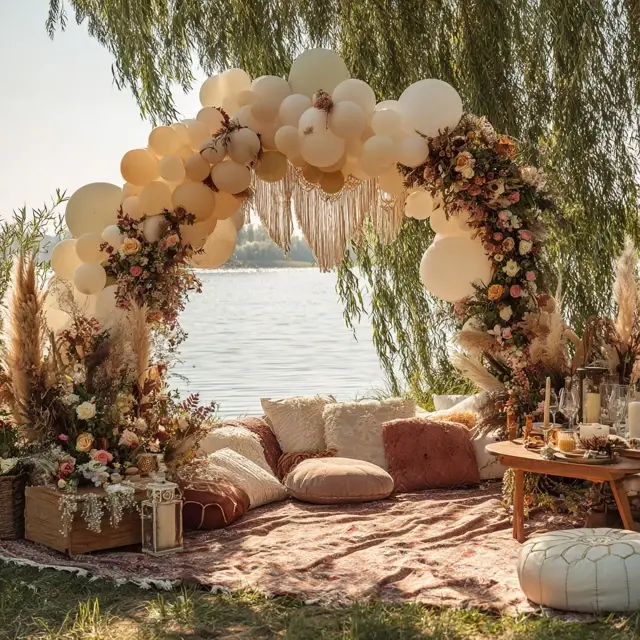 Picnic Parties Transformed with an Arch Backdrop Stand - Outdoor Arch Backdrop Stands | Laravel
