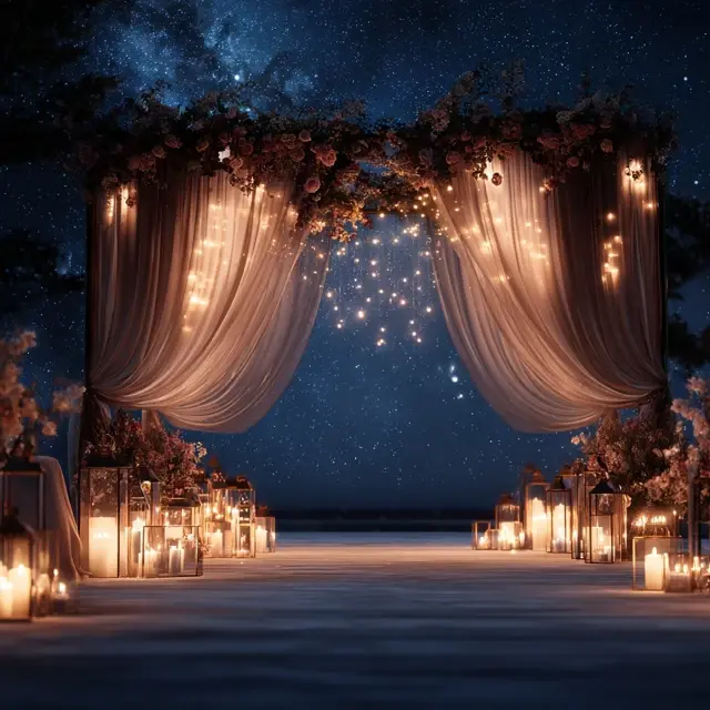 How to Light an Arch Backdrop Stand for Outdoor Nights - Outdoor Arch Backdrop Stands | Laravel