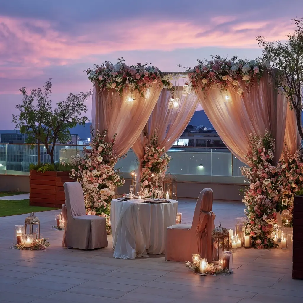 Outdoor Engagement Parties with an Arch Backdrop Stand - Outdoor Arch Backdrop Stands | Laravel