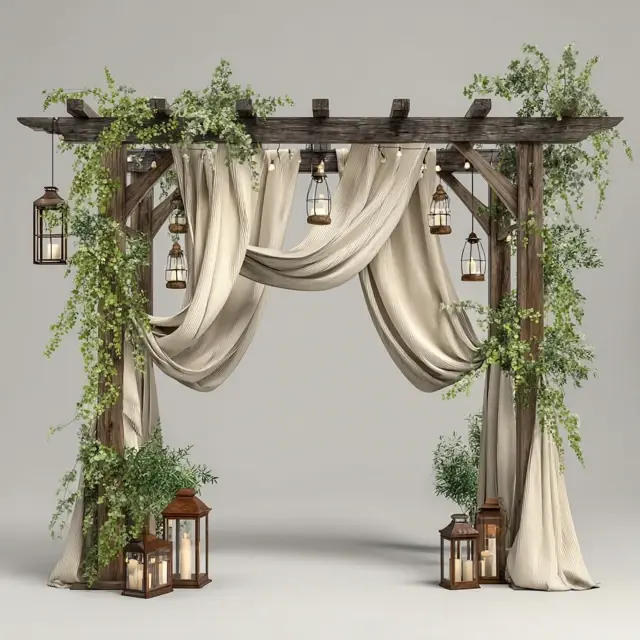 Pergola-Inspired Outdoor Arch Backdrop Stand Designs - Outdoor Arch Backdrop Stands | Laravel