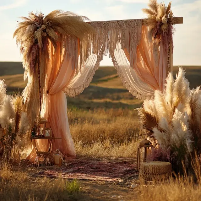 Boho Outdoor Celebrations with a Dreamy Arch Backdrop Stand - Outdoor Arch Backdrop Stands | Laravel