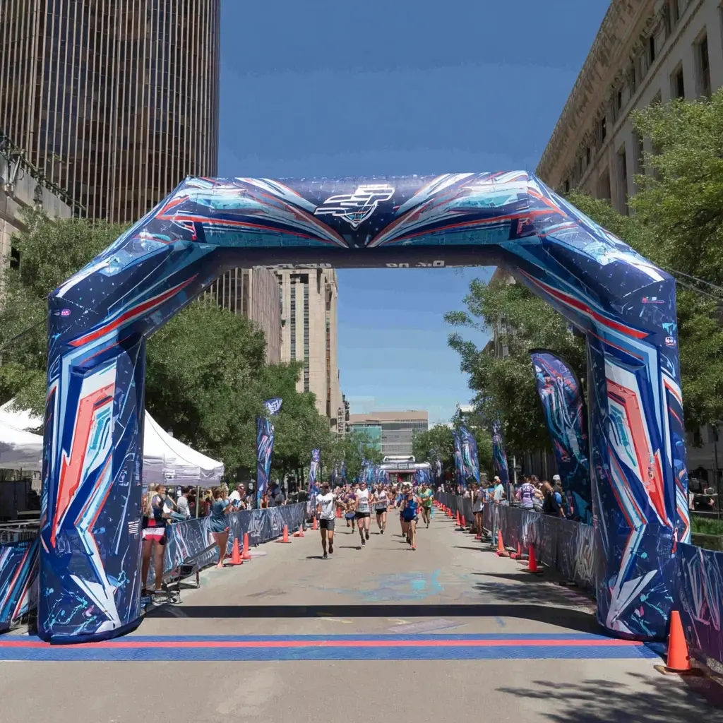 Sports Events Styled with an Arch Backdrop Stand - Outdoor Arch Backdrop Stands | Laravel