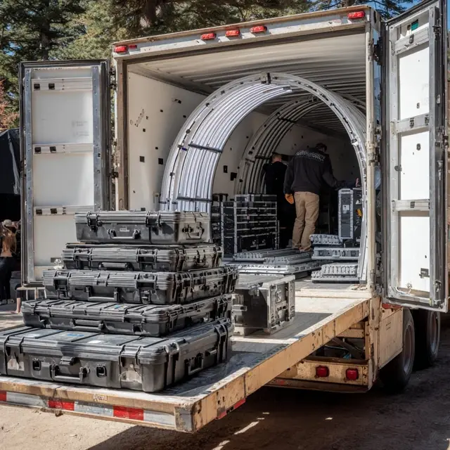 How to Transport an Arch Backdrop Stand Outdoors - Outdoor Arch Backdrop Stands | Laravel