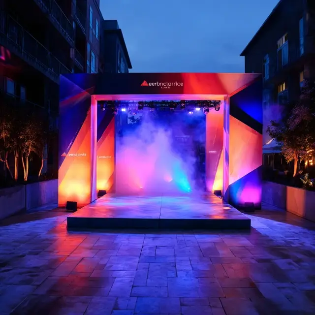 Outdoor Product Launches with a Custom Arch Backdrop Stand - Outdoor Arch Backdrop Stands | Laravel