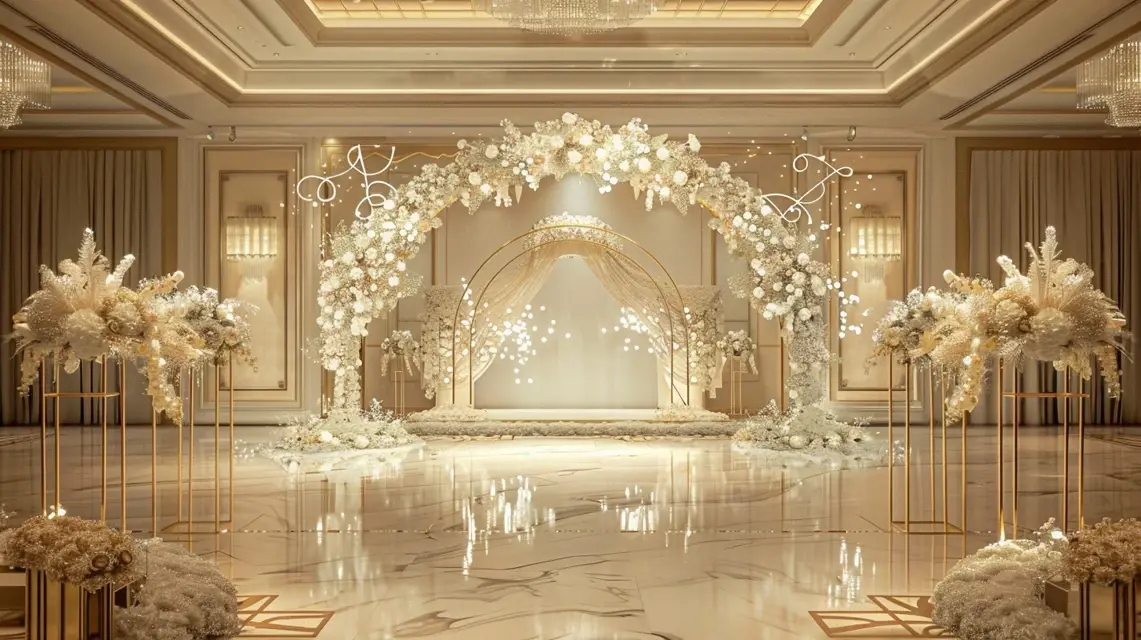 Luxury Arch Backdrop Stand Ideas with Mirror Finishes - Luxury and Premium Arch Backdrops | Laravel