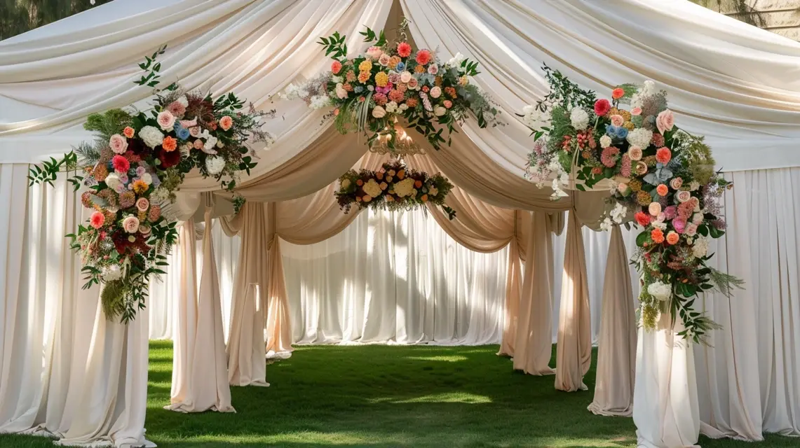 Arch Backdrop Stand Concepts for Luxe Outdoor Tents - Luxury and Premium Arch Backdrops | Laravel