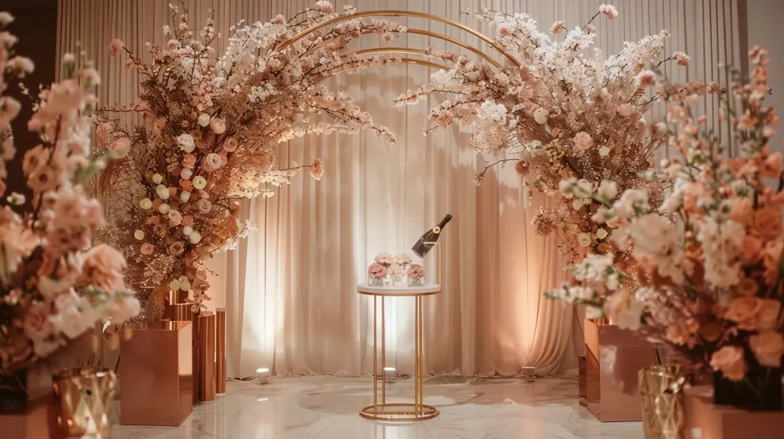 Premium Arch Backdrop Stand Looks for Champagne Toasts - Luxury and Premium Arch Backdrops | Laravel
